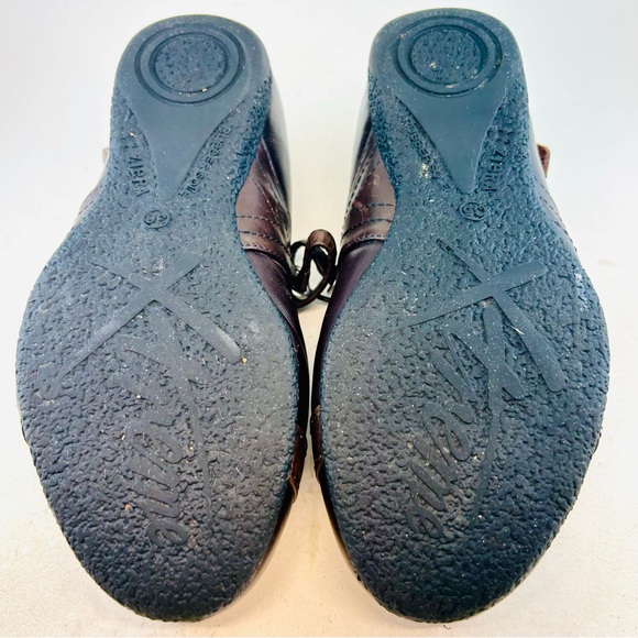 Kumfs Ziera Brown Xray Z Strap Mary Janes Flats size 36 5.5 - Picture 8 of 11